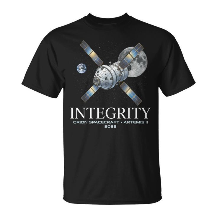 Integrity Orionpacecraft Artemis Ii 2026 宇宙 月 探査 愛好家 軌道船 Tシャツ