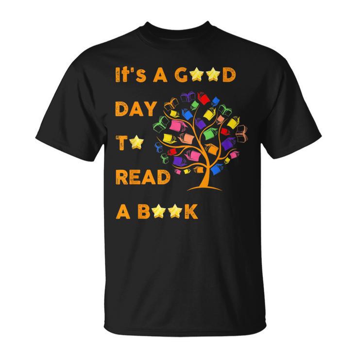 It's a Good Day To Read a Book Children's Book Week- Fall T-Shirt