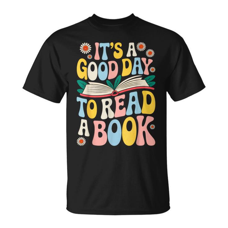 It’s a Good Day To Read a Book Floral Women Girls Book Day T-Shirt