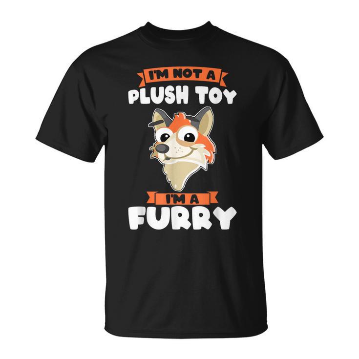Je Neuis Pas Un Jouet En Peluche Jeuis Un Furry Furry T-Shirt