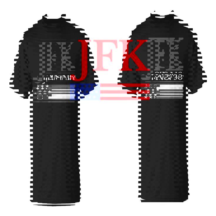 Jfk ヴィンテージ 政治 ジョン F ケネディ ジョンソン 1960 Tシャツ