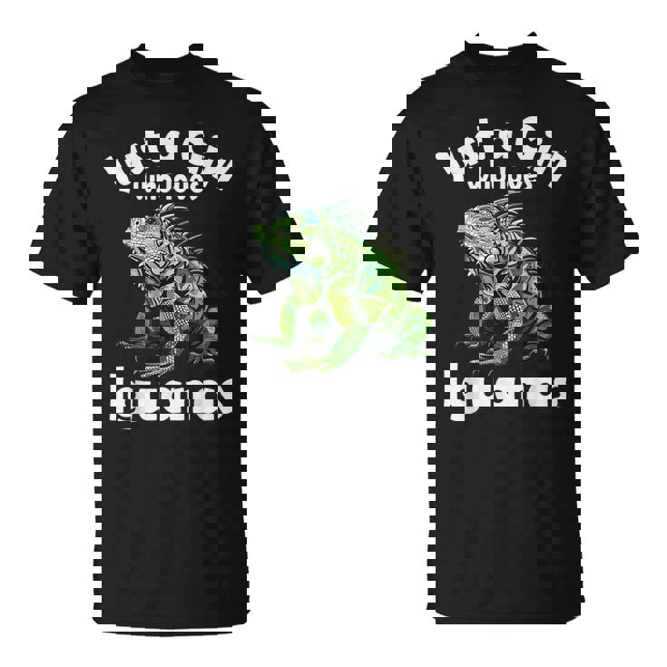 Just A Girl Who Loves イグアナ Tシャツ