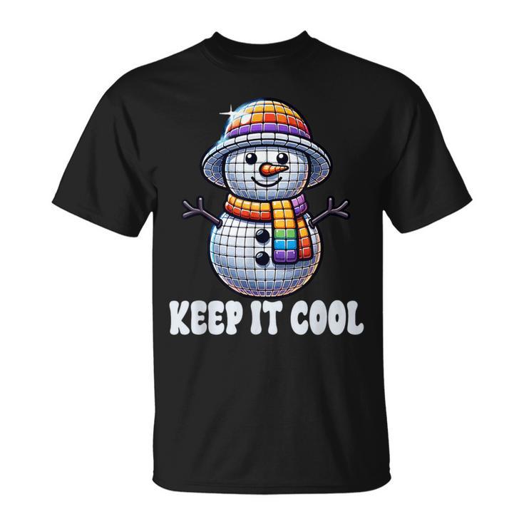 Keep It Cool Disconowman Retro Funky Holidayibes Tシャツ