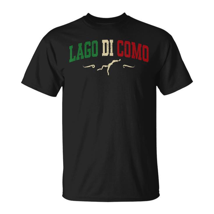 Lac De Côme Lago Di Como Italieacancesouvenir T-Shirt
