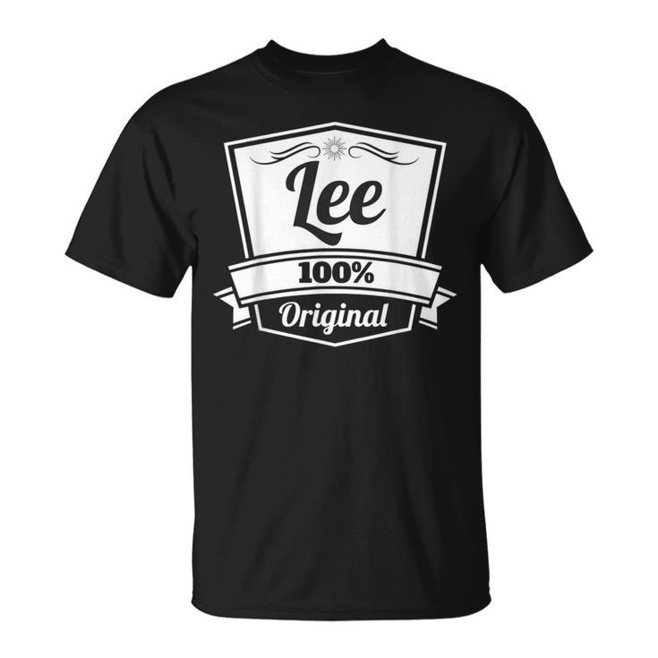 Lee ギフトシャツLee 名前入りバースデーtシャツ Tシャツ