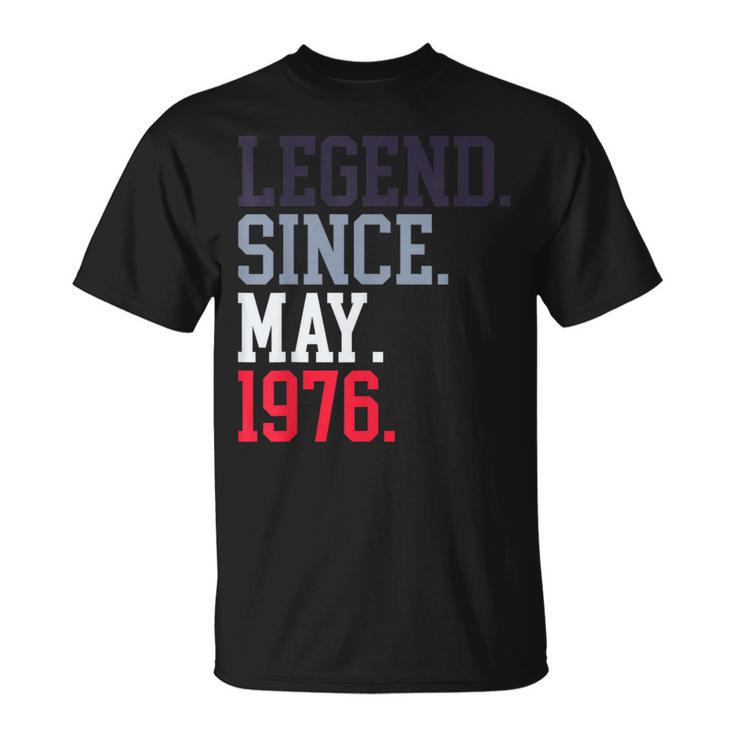 Legendince May 1976 メンズ レディース 1976年5月 Tシャツ
