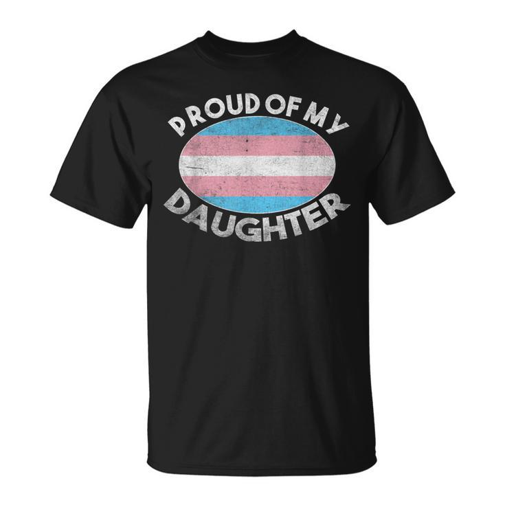 Lgbt お父さん 母 誇り Of My Transgender Daughter Transpride Tシャツ