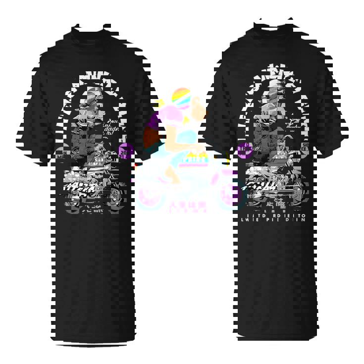 Life Is A Monkey Bike Fun ビンテージ バイカー プライドエディション Tシャツ