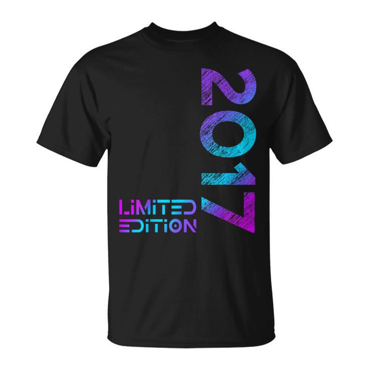 Limited Edition Jahrgang 2017 Junge Mädchen 9 Geburtstag T-Shirt