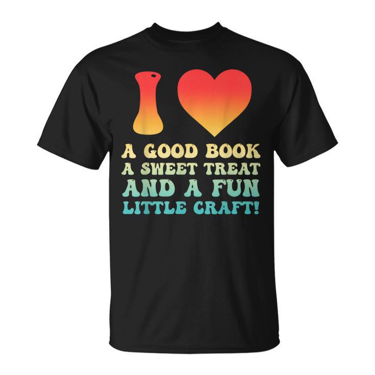I Love A Good Book Sweet Treat Crochet Baking T-Shirt