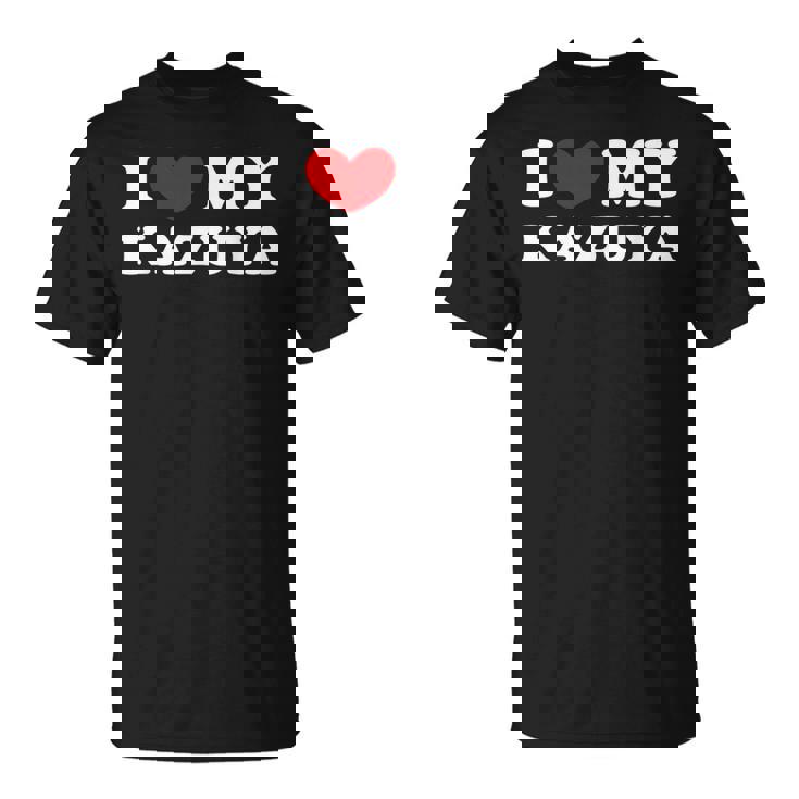 I Love My Kazuya 私はカズヤを愛しています Tシャツ