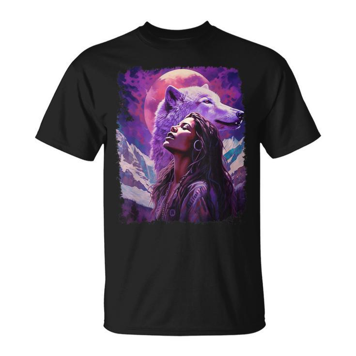 I Love Wolves ビンテージ ネイティブアメリカン Tシャツ