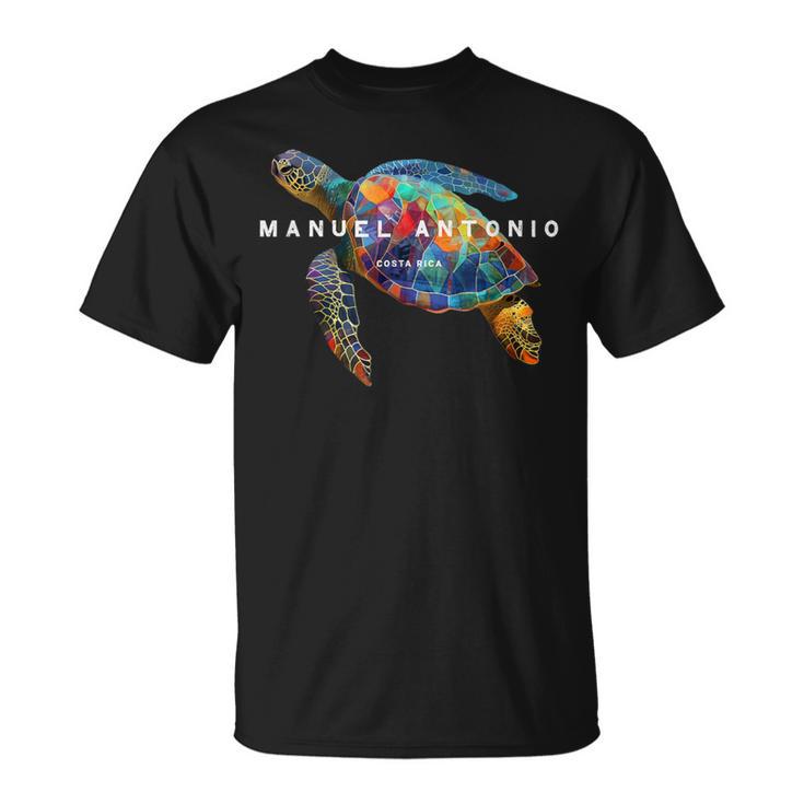 Manuel Antonio コスタリカ ティー ビーチ サーフ バケーション ウミガメ Tシャツ