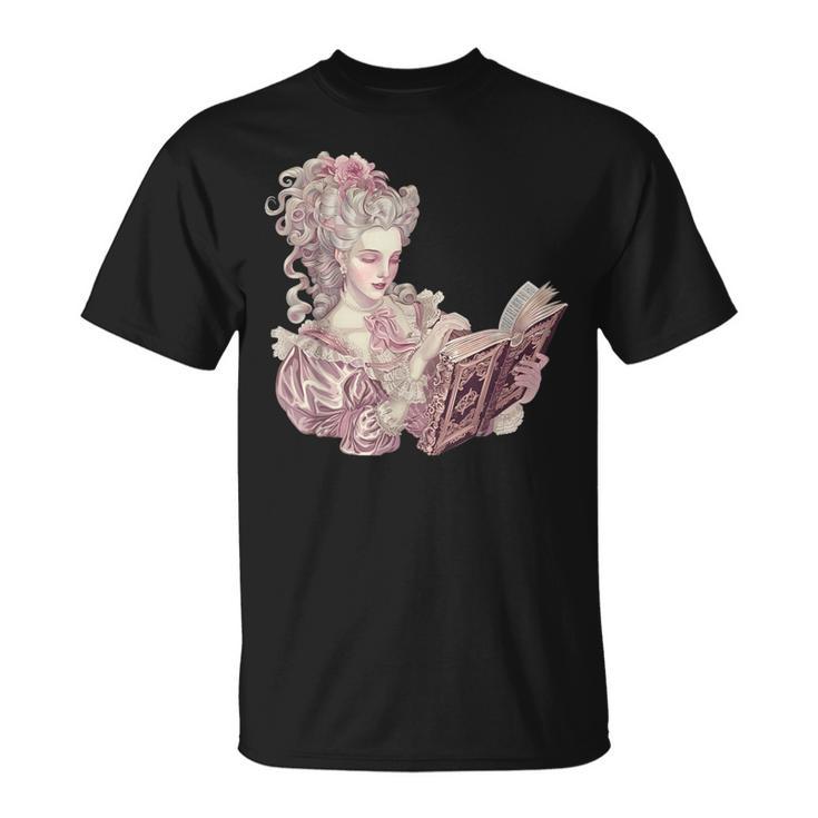 Marie Antoinette Reading A Book T-Shirt