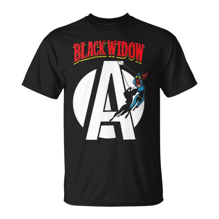 Marvel Avengers Retro Widow Comic Book T-Shirt
