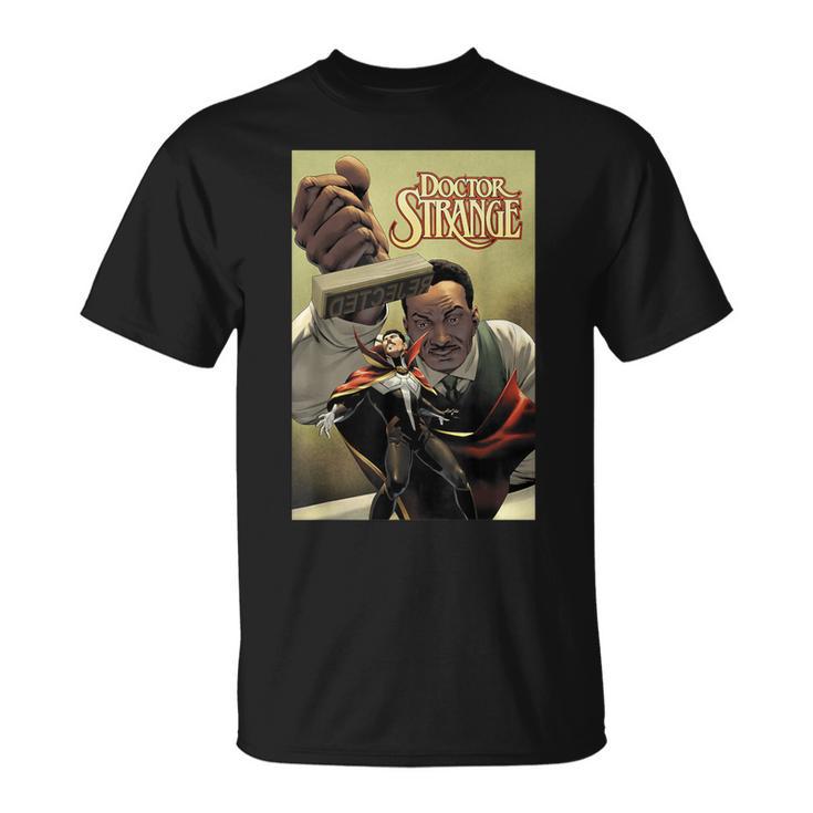 Marvel Comixology Doctor Strange Rejected Comic Book Cover T-Shirt Marvel Comixology Doctor Strange Rejected Comic Book Cover T-Shirt