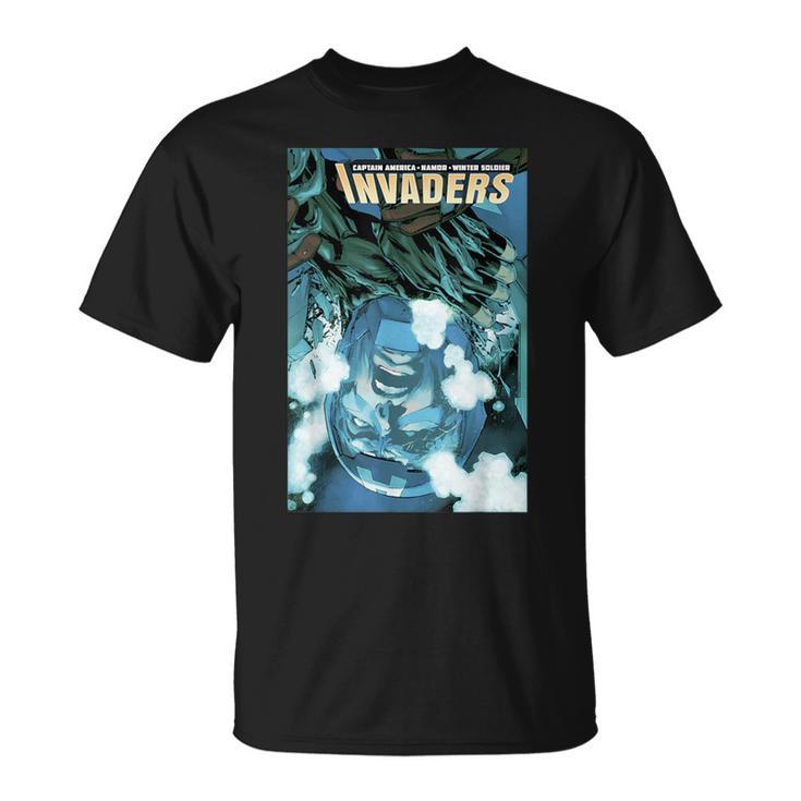 Marvel Comixology Invaders Go To Atlantis Comic Book Cover T-Shirt