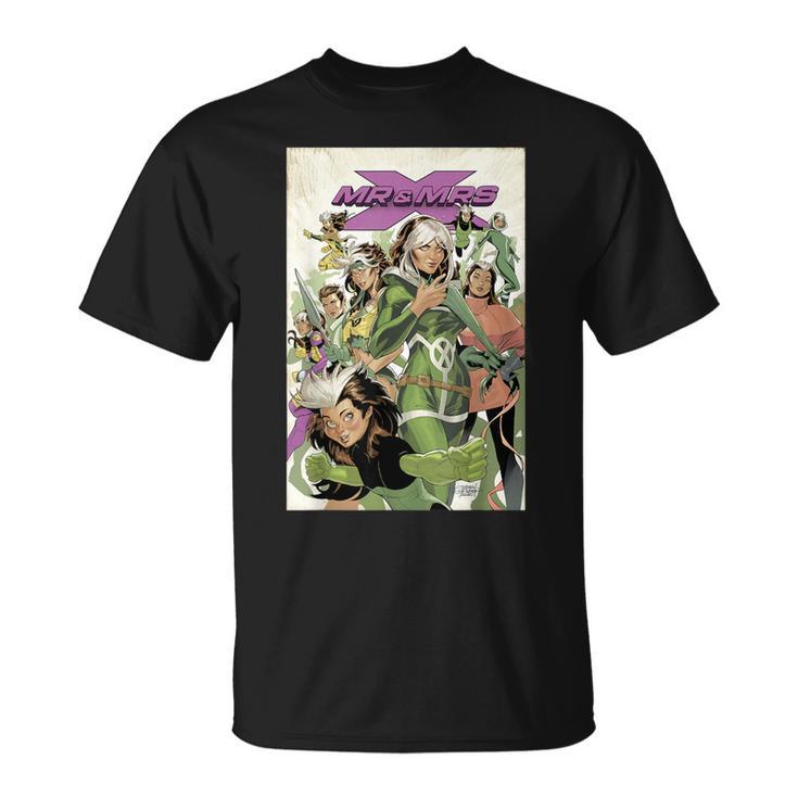 Marvel Comixology Mr & Mrs X Comic Book Cover T-Shirt