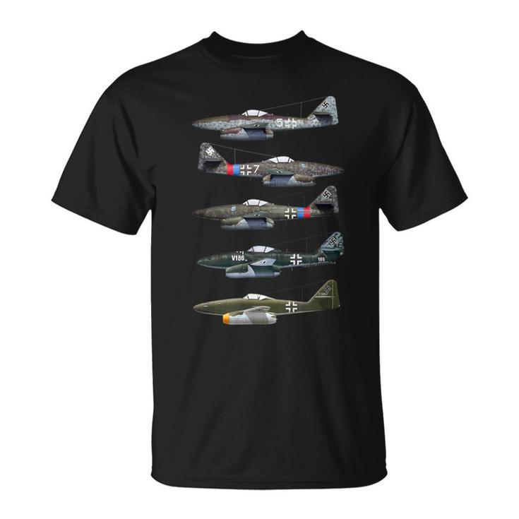 Messerschmitt Me 262Chwalbe Ww2 Jet Fighter T-Shirt