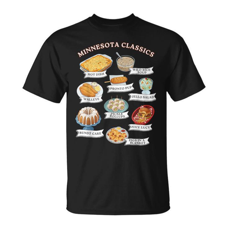Minnesota Food Classic Cookbook Eats Minneapolis St Paul MN T-Shirt