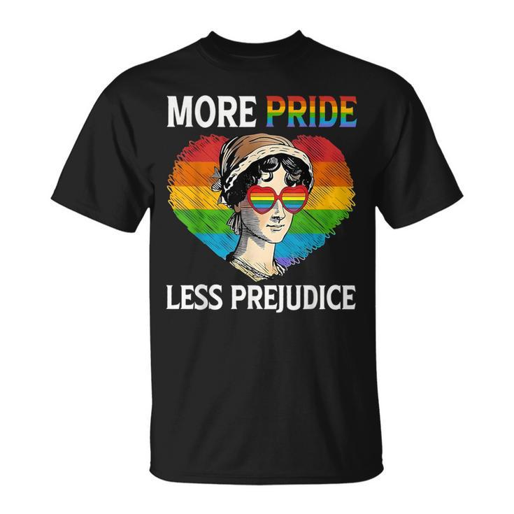More Pride Less Prejudice Pride Month Lgbtq ゲイ レズビアン Tシャツ