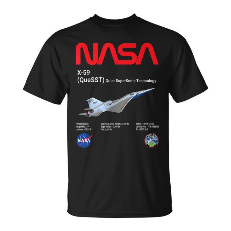 Nasa X-59 Quiet-Supersonic-Technology（Quesst Tシャツ
