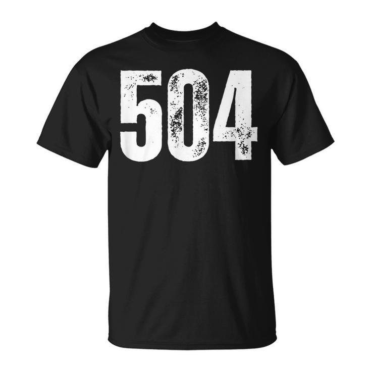 New Orleans 504 Area Code Tシャツ
