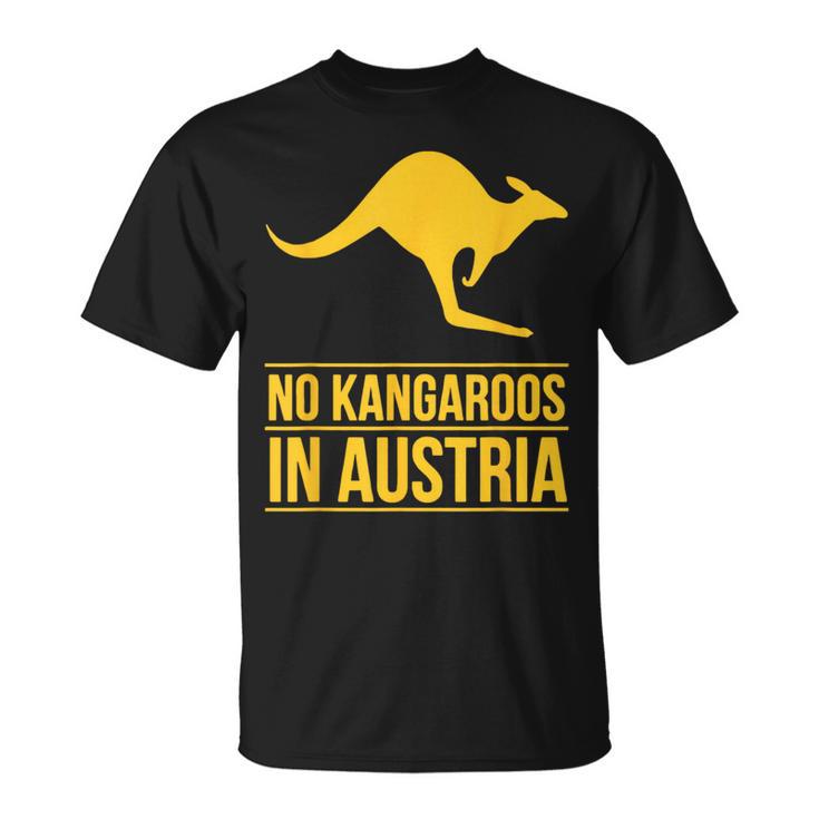 No Kangaroos In Austria Tシャツ