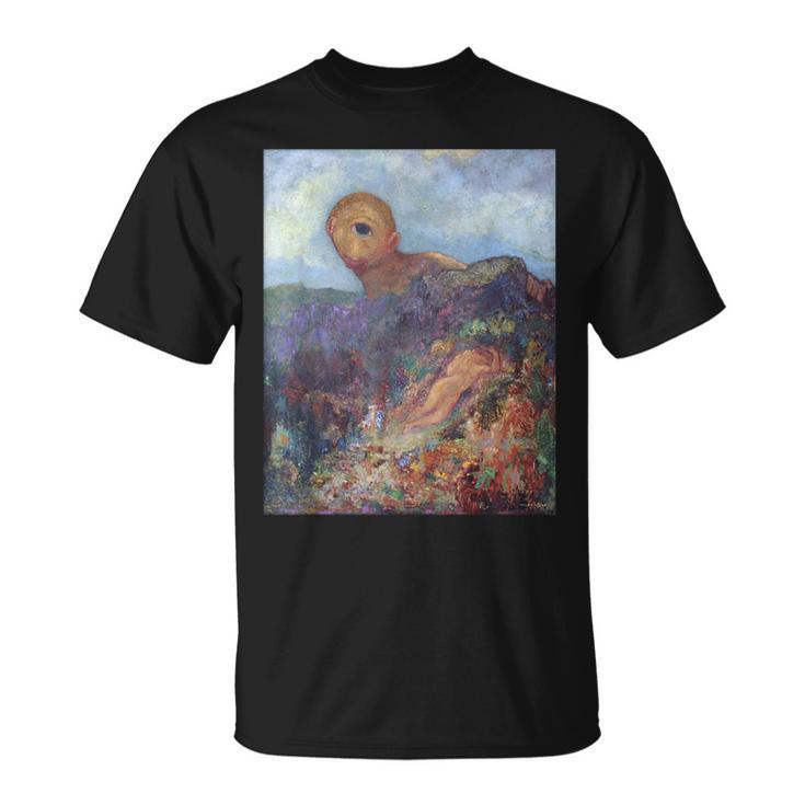 Odilon Redonによるサイクロプスの有名なアートワーク。 Tシャツ