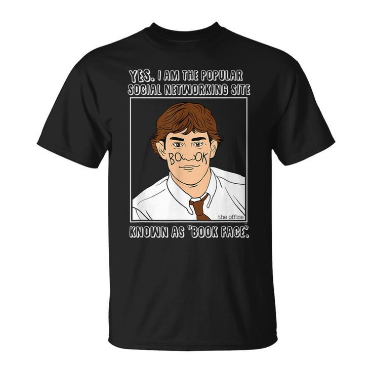 The Office Book Face Jim T-Shirt