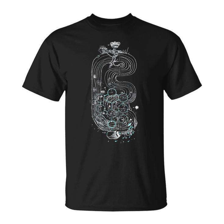 Ouroboros Snake Eating Tail Alternative BookShirt T-Shirt