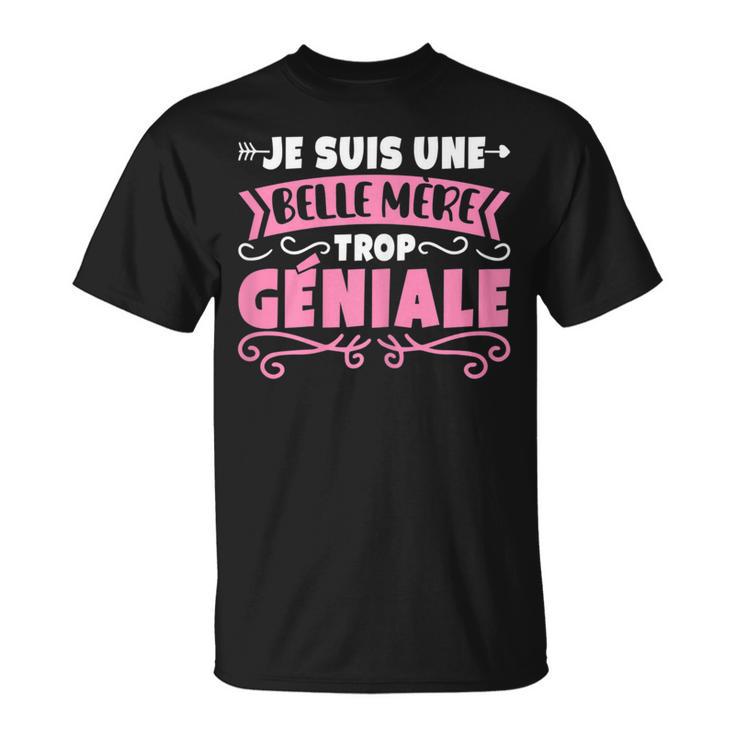 Oy Una Belle Madre Genal Belle-Maman Día De La Madre Camiseta unisex