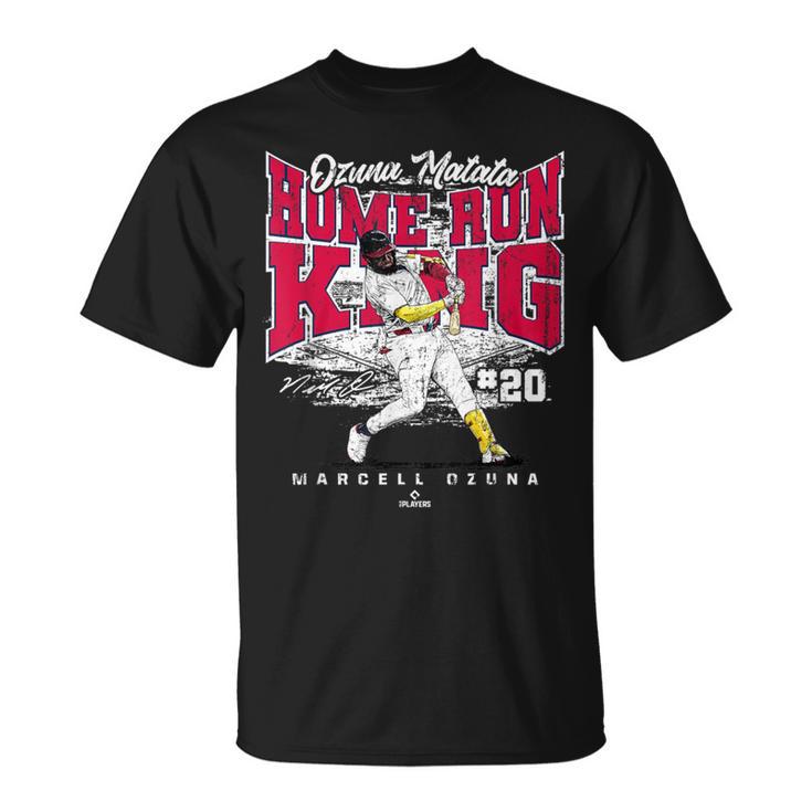 Ozuna Matata Home Run King Marcell Ozuna Atlanta Mlbpa Tシャツ