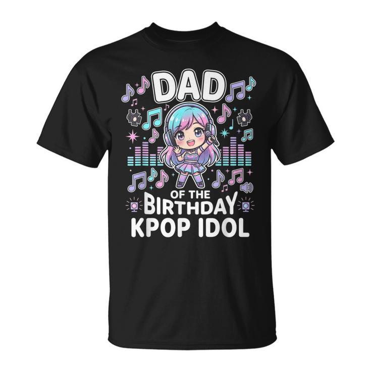 Papà Del Compleanno Kpop Idol Chibi Girls K Pop Festa A Tema Maglietta