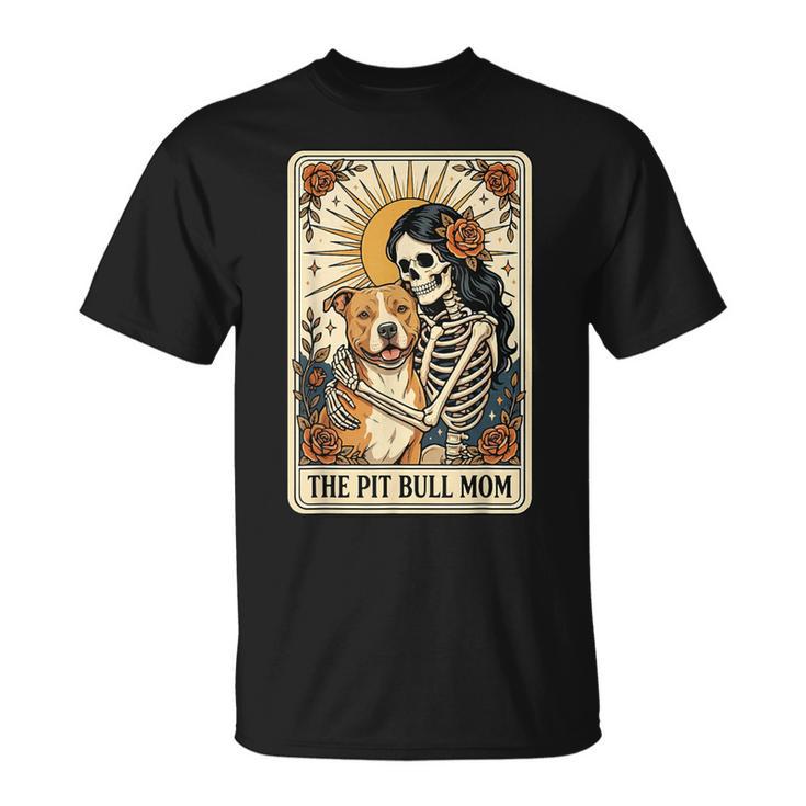 The Pit Bull Mom Tarot Card T-Shirt