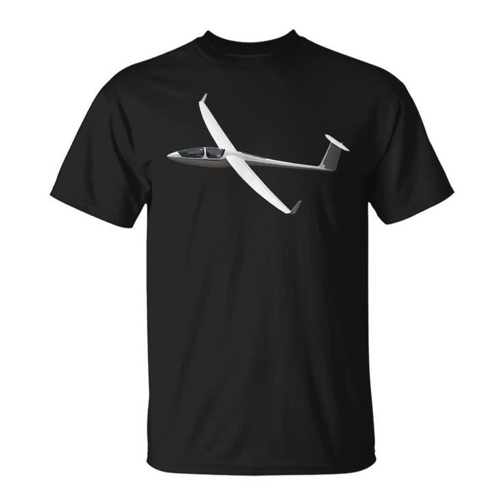 Planeador Piloto Planeador Aviónolador Avión Camiseta unisex