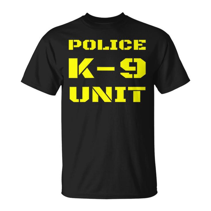 Police K-9ユニット ドッグハンドラー オンデューティー K9 チームオフィサー タクティカル Tシャツ