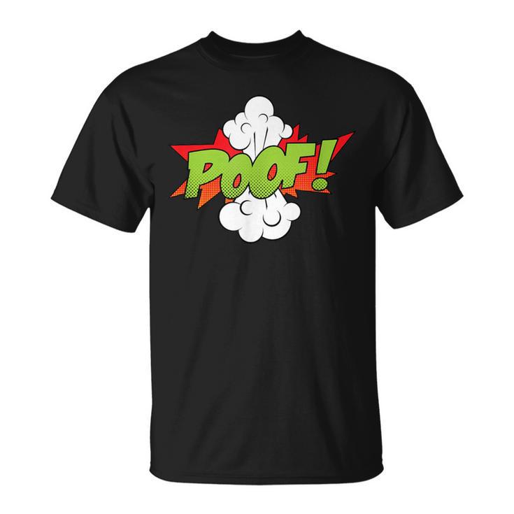 Poof Comic  Cool Retro Comic Book Shirt Men Women T-Shirt T-Shirt