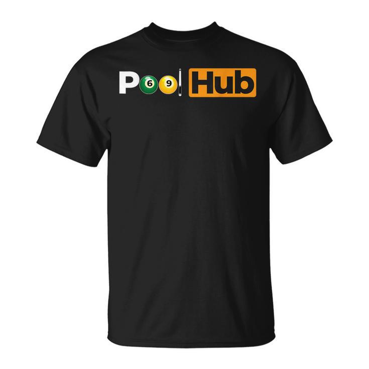Pool Hub 8 Ball Billiard Game Pool Player T-Shirt