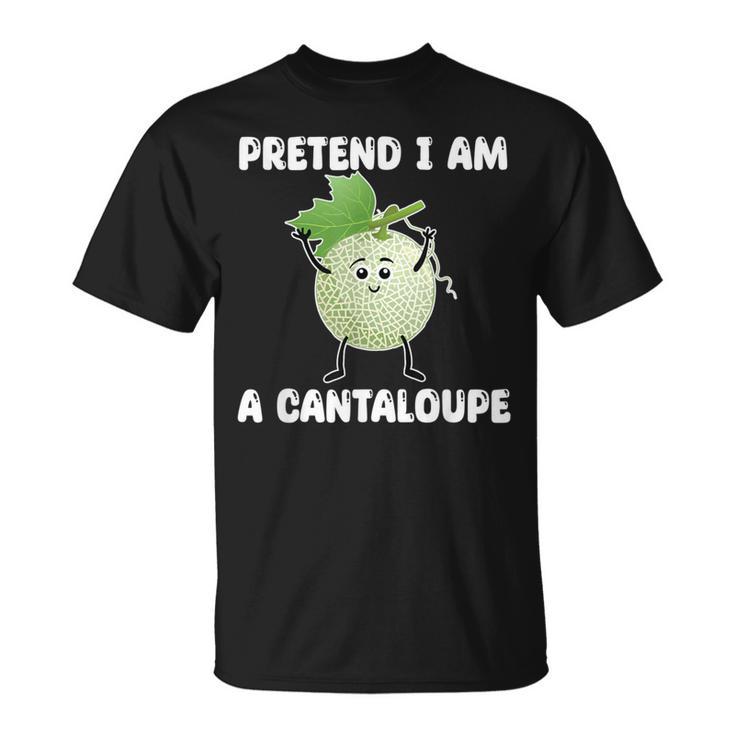 Pretend I Am A Cantaloupe メロン コスチューム マスクメロン Tシャツ
