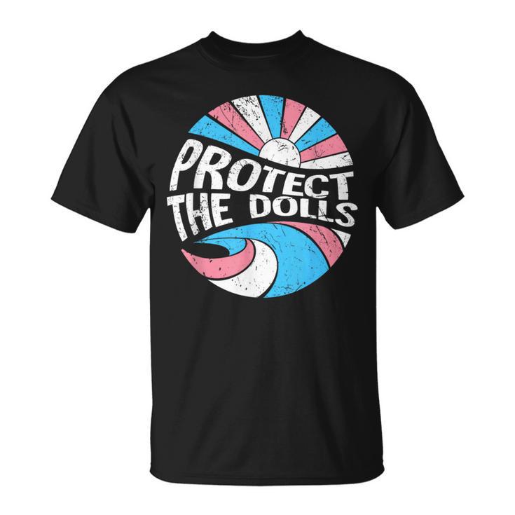 Protect The Dolls、トランスジェンダーlgbt、トランスジェンダーの権利 Tシャツ