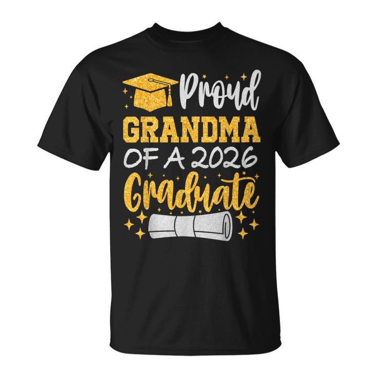 Proud Grandma Of A 2026 Graduate Class Of 2026 Graduation T-Shirt