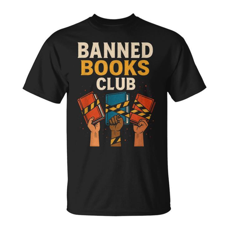 Read Banned Books Club Freely Anti-Censorship Librarian T-Shirt