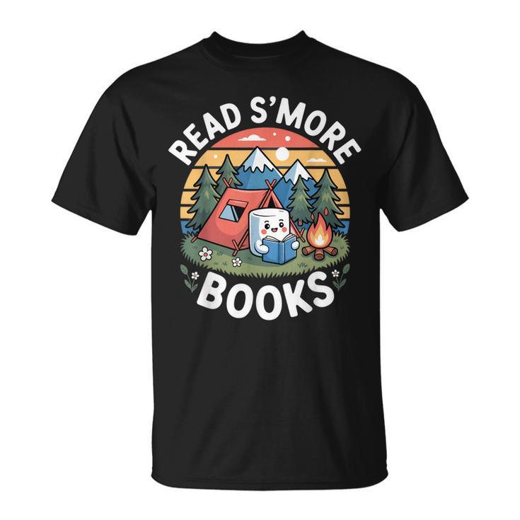 Read S'More Books Camping Lover T-Shirt