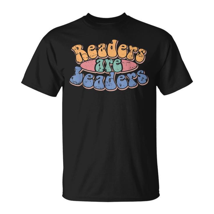 Readers Are Leaders Men Women Kids Reading Book Lover T-Shirt Readers Are Leaders Men Women Kids Reading Book Lover T-Shirt
