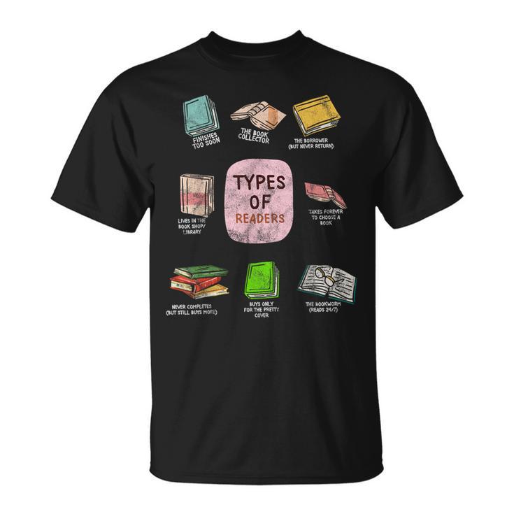 Reading Books Bookworm Book Readers Bookworm T-Shirt