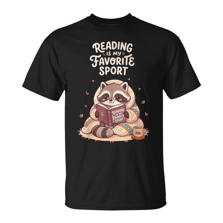 Reading Is My Favorite Sport Book Lover Men Women T-Shirt