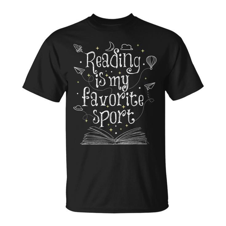 Reading Is My Favorite Sport For Reading Book Lovers T-Shirt