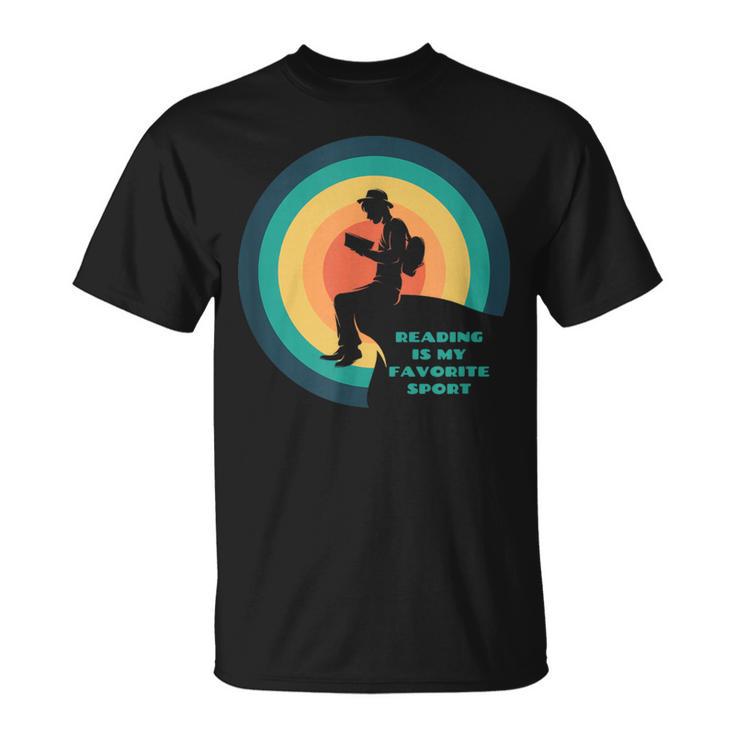 READING IS MY FAVORITE SPORT FUN BOOK LOVER T-Shirt