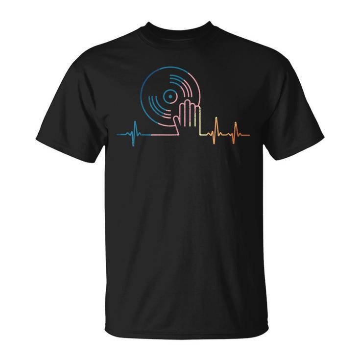 Record Heartbeatinly Dj Tシャツ